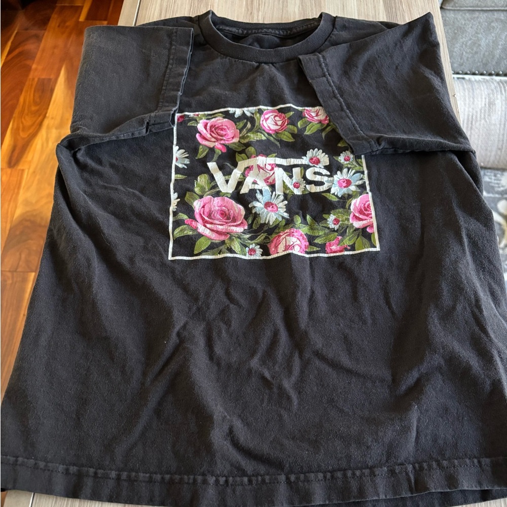 Vans Flower T-Shirt Kids Large